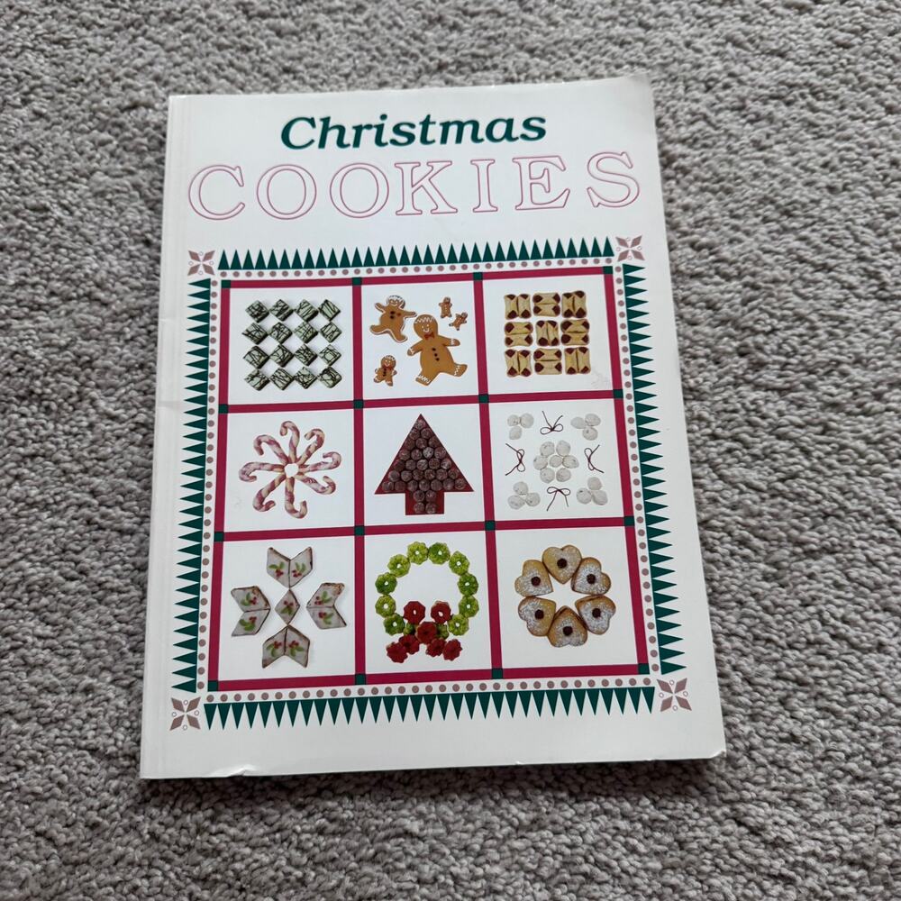 Vintage Oxmoor House Christmas Cookies Paperback Recipe Book 1994 Printing